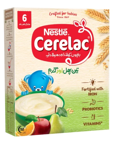 Nestle Cerelac 3-Fruits & Wheat, 175g